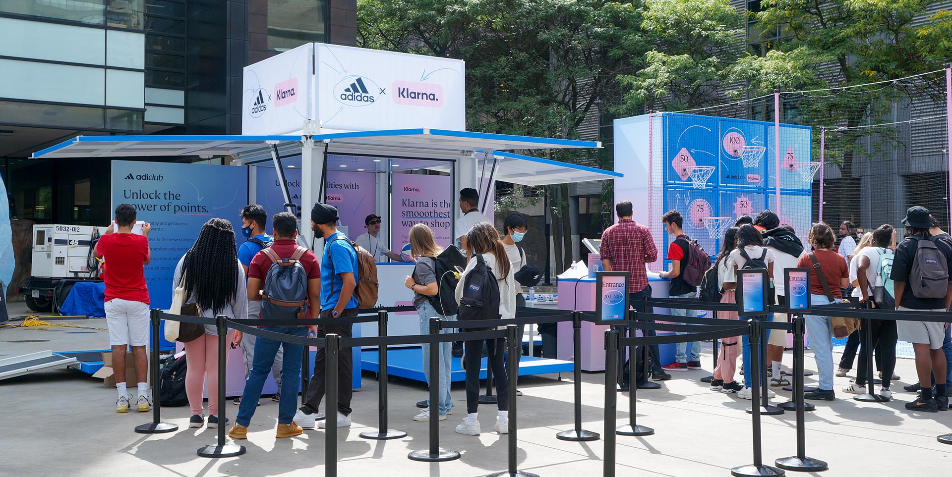 Brand activation setup